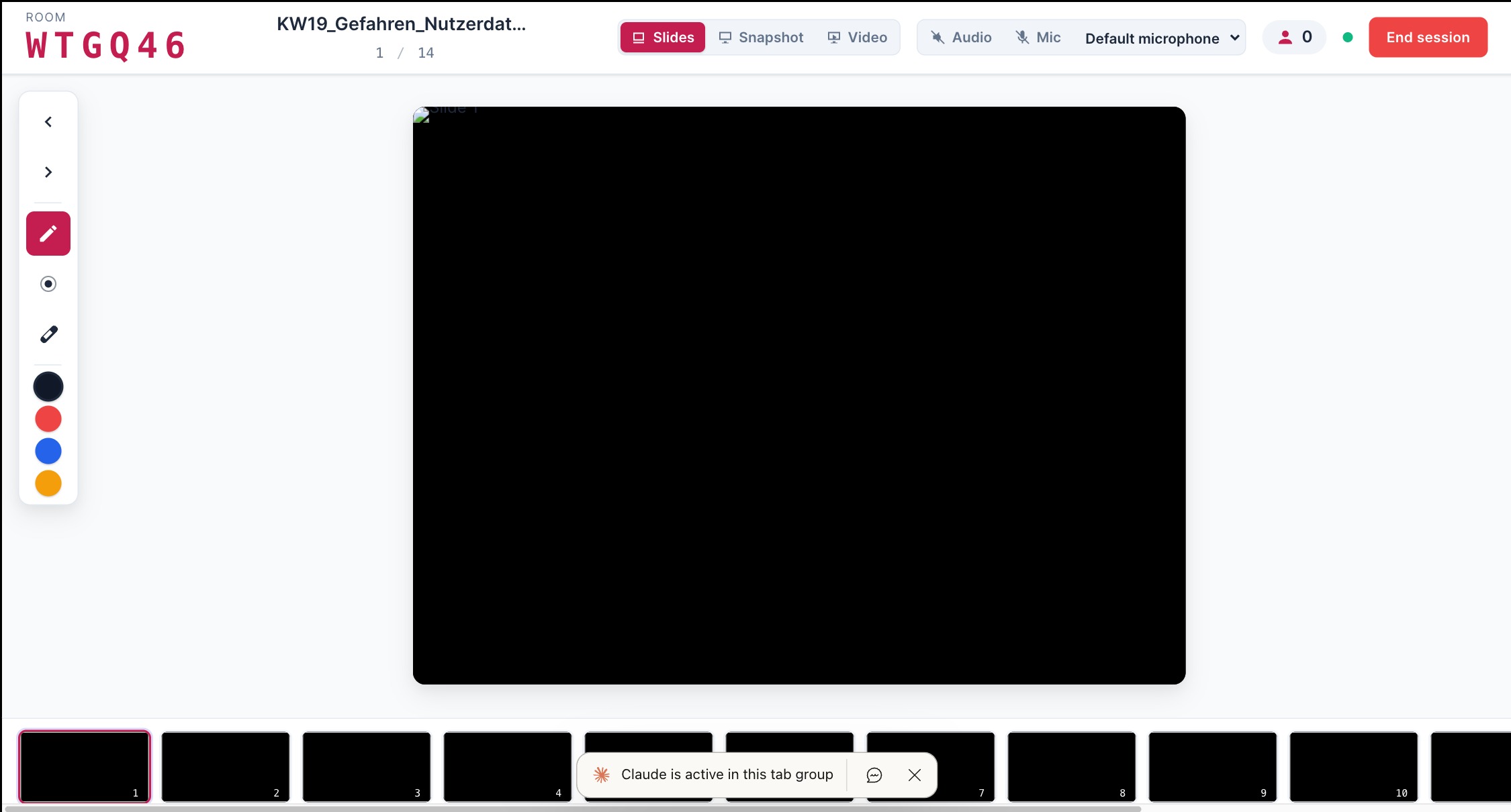 SlideCast presenter view